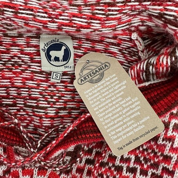 Artesania Inc alpaca blend tunic made in Peru size small - Picture 5 of 7